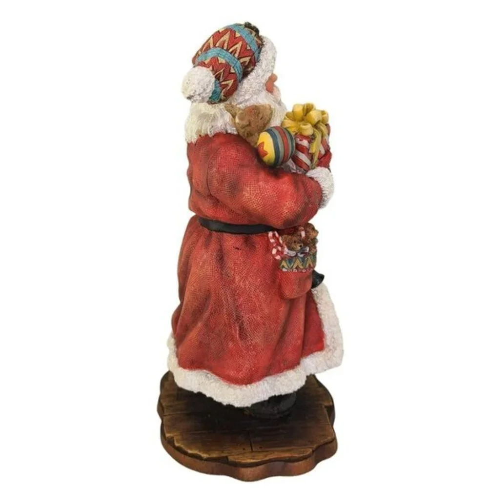 Sherri Buck Baldwin Santa Figurine Bountiful Bears IV Lang and Wise‎ Vintage